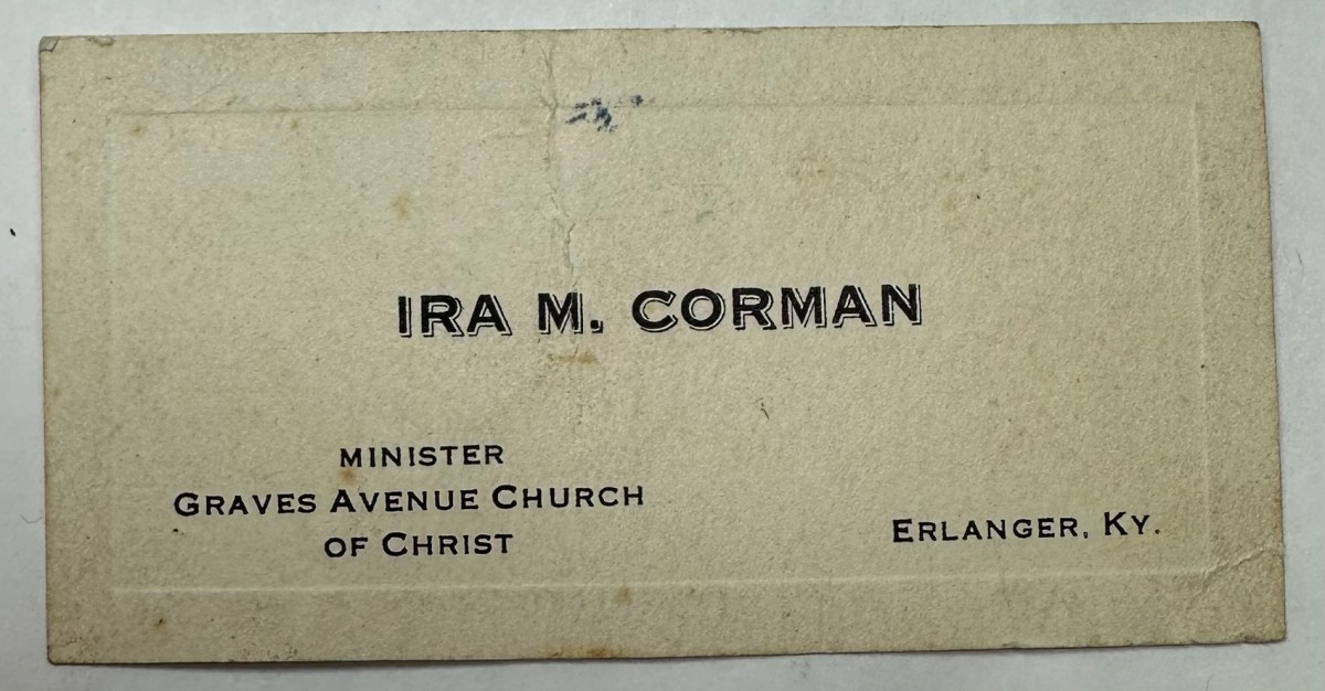PHOTOS+ephemera – Corman, Ira Malcolm and Vesta Jane&nbsp;McCord