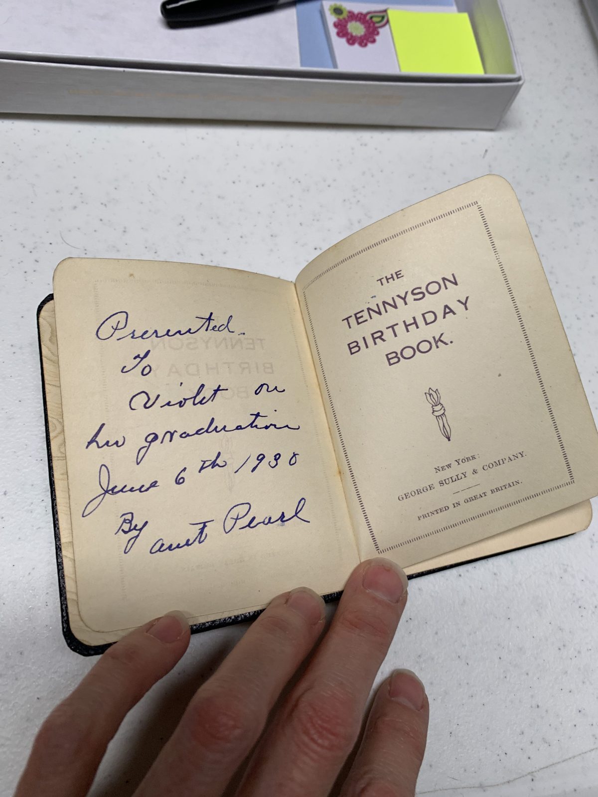 [ARTIFACT] Violet’s first book for&nbsp;birthdays